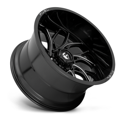 Aluminum Wheels 20X10 Runner D741 6 On 135 Gloss Black Milled 87.1 Bore -18 Offset Fuel Off Road Wheels