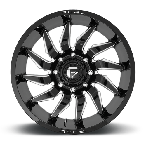 Aluminum Wheels 20X9 Saber D744 8 On 165.1 Gloss Black Milled 125.2 Bore 20 Offset Fuel Off Road Wheels