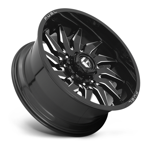 Aluminum Wheels 24X12 Saber D744 5 On 127 Gloss Black Milled 71.5 Bore -44 Offset Fuel Off Road Wheels