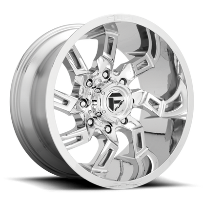 Aluminum Wheels 20X10 Lockdown D746 8 On 170 Chrome 125.1 Bore -18 Offset Fuel Off Road Wheels