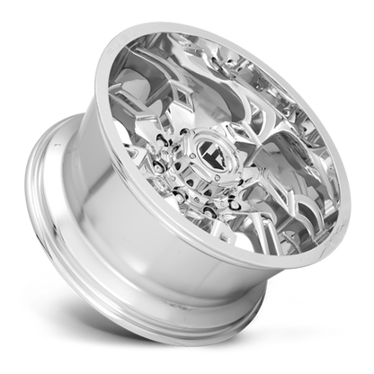 Aluminum Wheels 20X10 Lockdown D746 6 On 139.7 Chrome 106.1 Bore -18 Offset 39.9 Lbs Fuel Off Road Wheels