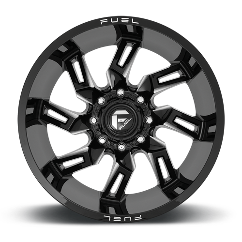 Aluminum Wheels 20X9 Lockdown D747 6 On 139.7 Gloss Black Milled 106.1 Bore 1 Offset Fuel Off Road Wheels