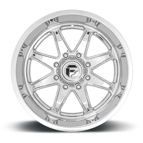 Aluminum Wheels 22X10 Hammer D748 8 On 165.1 Chrome 125.2 Bore -18 Offset Fuel Off Road Wheels