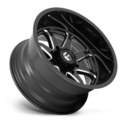 Aluminum Wheels 20X10 Hammer D749 6 On 135 Gloss Black Milled 87.1 Bore -18 Offset Fuel Off Road Wheels