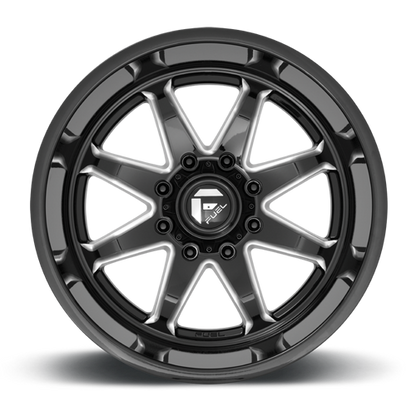 Aluminum Wheels 20X9 Hammer D749 5 On 139.7 Gloss Black Milled 78 Bore 1 Offset Fuel Off Road Wheels