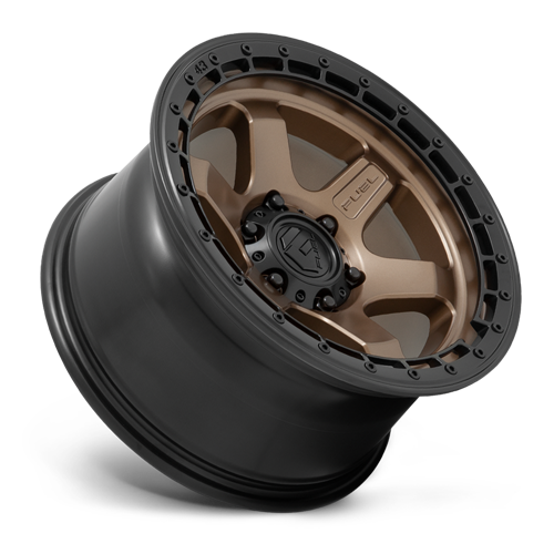 Aluminum Wheels 18X9 Block D751 5 On 127 Matte Bronze/Black Ring 71.5 Bore 20 Offset 6 Spoke Fuel Off Road Wheels