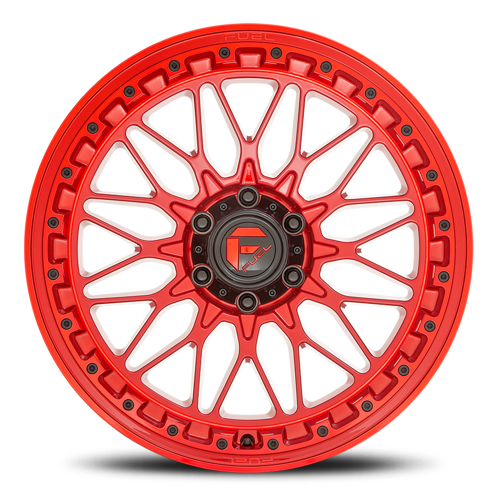 Aluminum Wheels 17X9 Trigger D758 6 On 139.7 Candy Red 106.1 Bore -12 Offset Fuel Off Road Wheels
