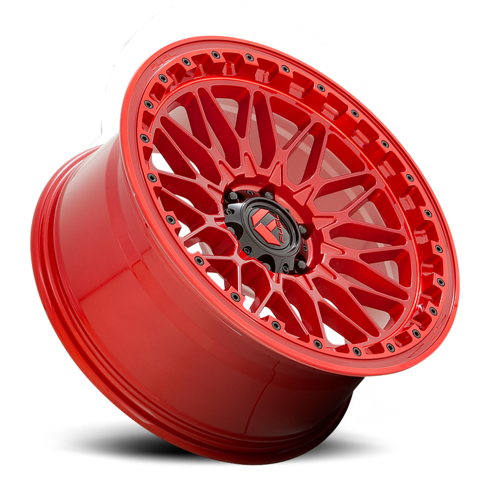 Aluminum Wheels 17X9 Trigger D758 6 On 139.7 Candy Red 106.1 Bore 1 Offset Fuel Off Road Wheels