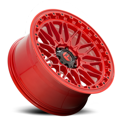 Aluminum Wheels 20X9 Trigger D758 6 On 135 Candy Red 87.1 Bore 1 Offset Fuel Off Road Wheels