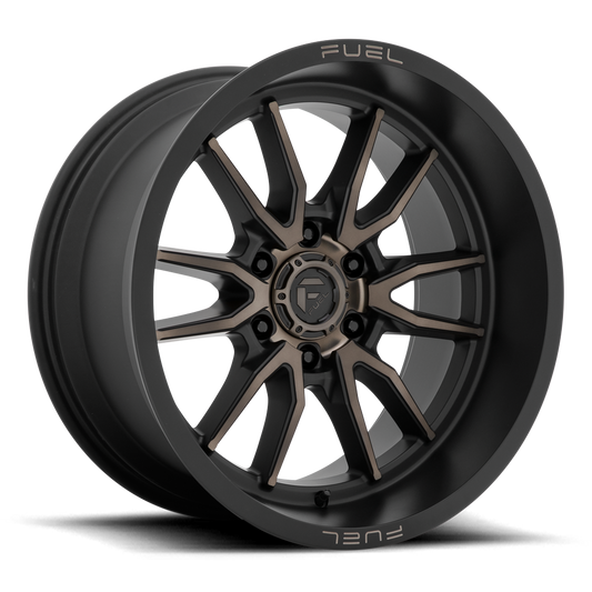 Aluminum Wheels 17X9 Clash 6 D762 6 On 120 Matte Black Double Dark Tint 67.06 Bore 1 Offset Multi Spoke Fuel Off Road Wheels