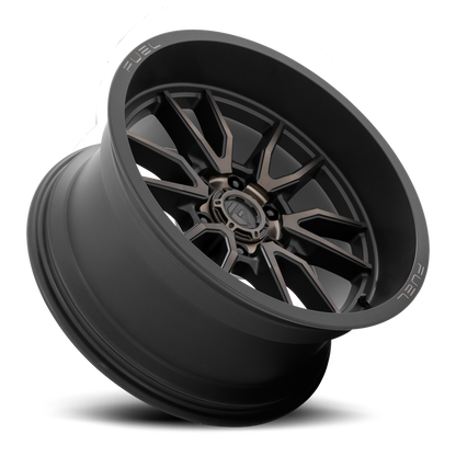 Aluminum Wheels 20X10 Clash 6 D762 6 On 135 Matte Black Double Dark Tint 87.1 Bore -18 Offset Multi Spoke Fuel Off Road Wheels