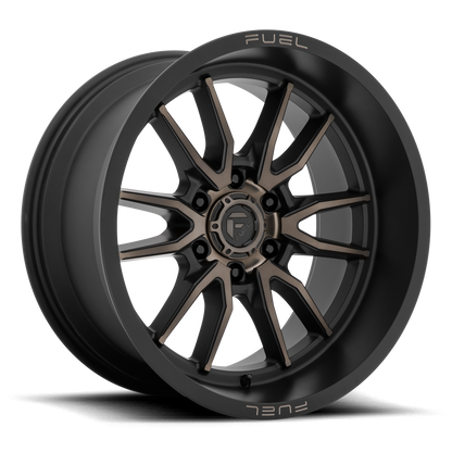 Aluminum Wheels 20X9 Clash 6 D762 6 On 139.7 Matte Black Double Dark Tint 106.1 Bore 1 Offset Multi Spoke Fuel Off Road Wheels