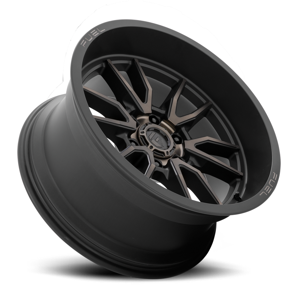 Aluminum Wheels 20X9 Clash 6 D762 6 On 139.7 Matte Black Double Dark Tint 106.1 Bore 1 Offset Multi Spoke Fuel Off Road Wheels