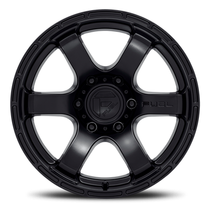Aluminum Wheels 18X9 Rush D766 6 On 139.7 Satin Black 106.1 Bore -12 Offset Fuel Off Road Wheels