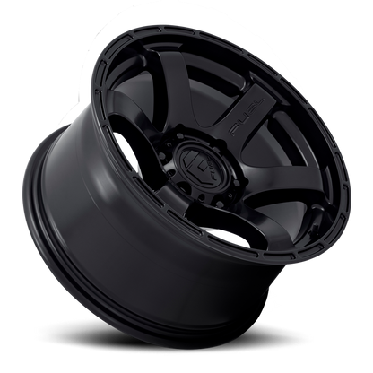Aluminum Wheels 18X9 Rush D766 6 On 139.7 Satin Black 106.1 Bore 1 Offset 36 Lbs Fuel Off Road Wheels