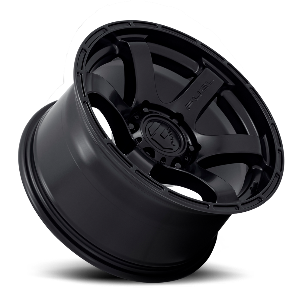 Aluminum Wheels 18X9 Rush D766 6 On 114.3 Satin Black 66.06 Bore 1 Offset Fuel Off Road Wheels