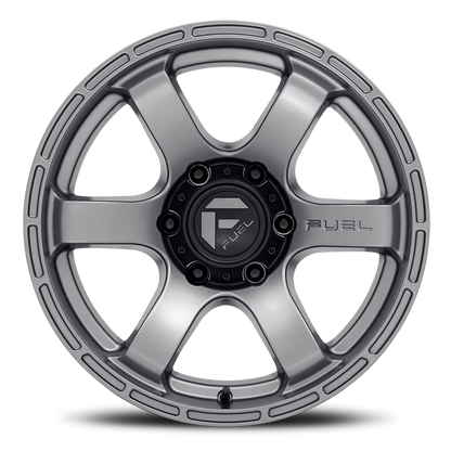 Aluminum Wheels 18X9 Rush D767 5 On 127 Matte Gunmetal Gray 71.5 Bore 20 Offset Fuel Off Road Wheels