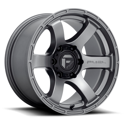Aluminum Wheels 18X9 Rush D767 6 On 139.7 Matte Gunmetal Gray 106.1 Bore 20 Offset Fuel Off Road Wheels