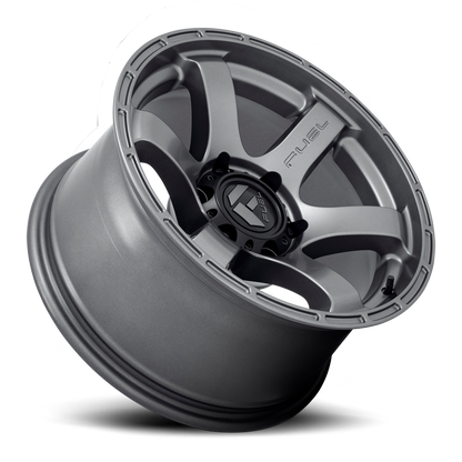 Aluminum Wheels 18X9 Rush D767 6 On 135 Matte Gunmetal Gray 87.1 Bore 20 Offset Fuel Off Road Wheels