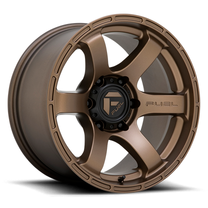Aluminum Wheels 18X9 Rush D768 6 On 139.7 Matte Bronze 106.1 Bore 1 Offset 36 Lbs Fuel Off Road Wheels