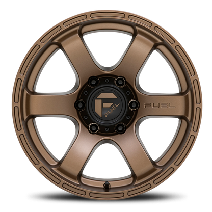 Aluminum Wheels 20X9 Rush D768 6 On 139.7 Matte Bronze 106.1 Bore 1 Offset 41 Lbs Fuel Off Road Wheels