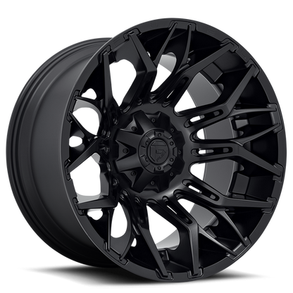 Aluminum Wheels 22X10 Twitch D772 5 On 114.3/5 On 127 Blackout 78 Bore -18 Offset Fuel Off Road Wheels
