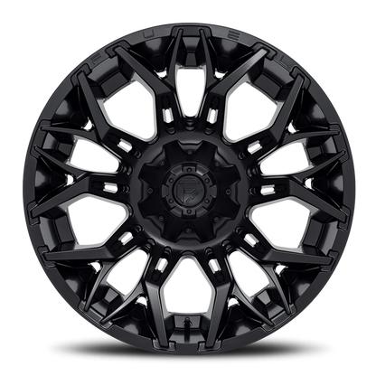 Aluminum Wheels 22X10 Twitch D772 5 On 114.3/5 On 127 Blackout 78 Bore -18 Offset Fuel Off Road Wheels