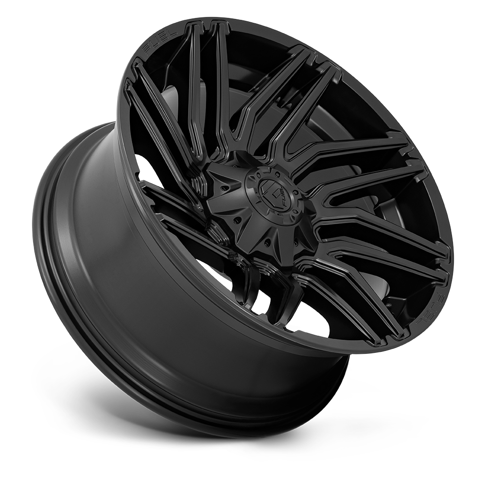Aluminum Wheels 20X9 Typhoon D775 8 On 165.1 Matte Black 125.2 Bore 1 Offset Fuel Off Road Wheels