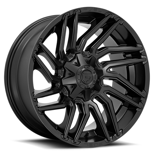 Aluminum Wheels 20X9 Typhoon D775 6 On 135/6 On 139.7 Matte Black 106.1 Bore 1 Offset Fuel Off Road Wheels