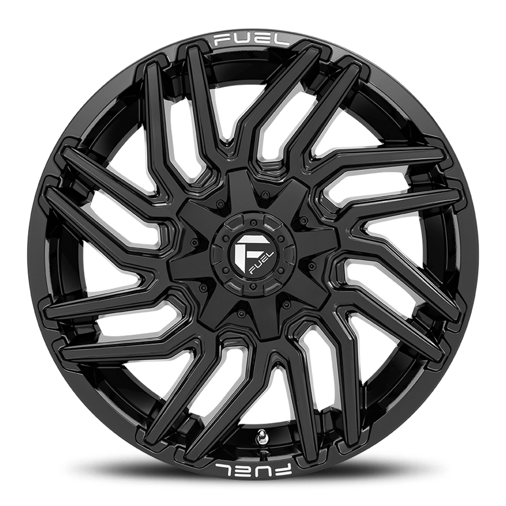 Aluminum Wheels 20X10 Typhoon D776 8 On 180 Gloss Black 124.3 Bore -18 Offset Fuel Off Road Wheels