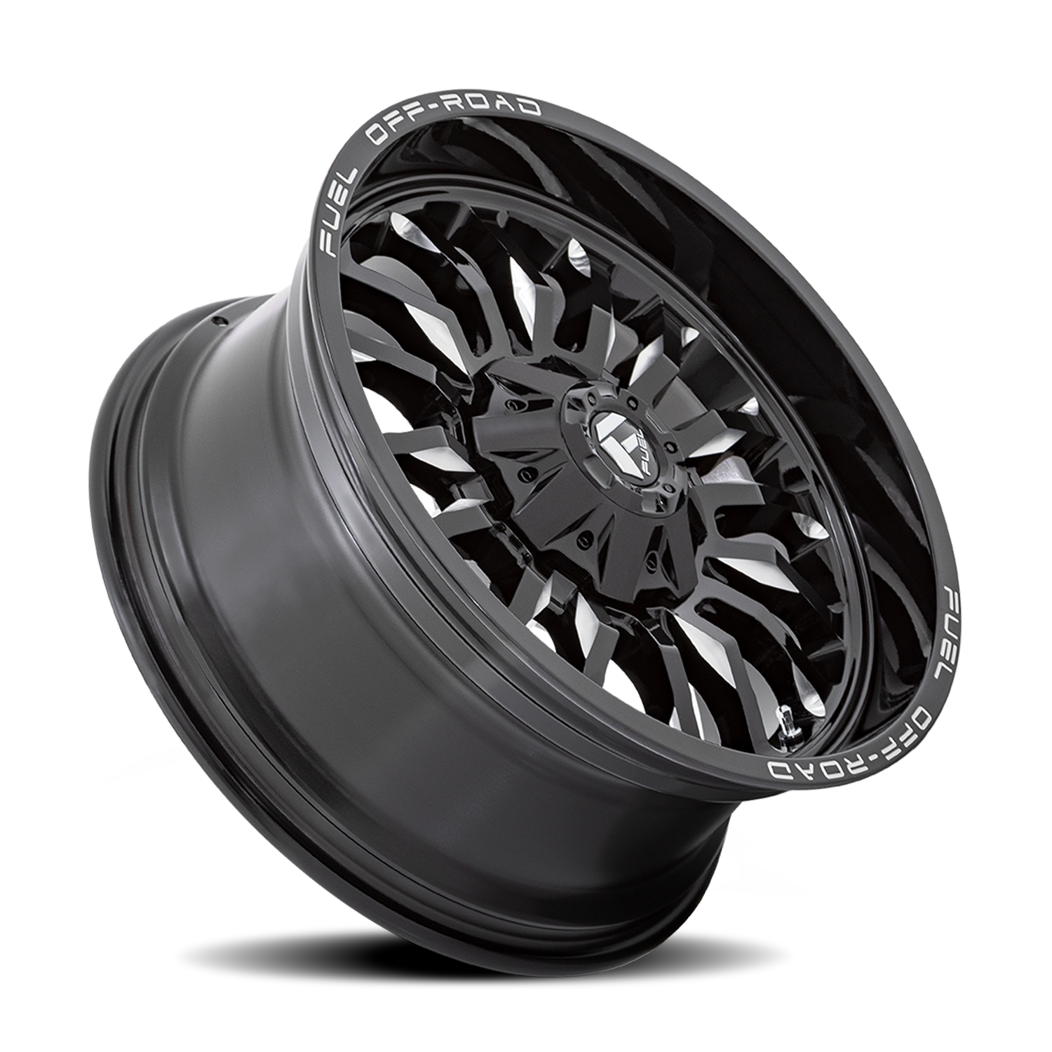 Aluminum Wheels 20X9 Arc D795 8 On 170 Gloss Black Milled 125.1 Bore 1 Offset Fuel Off Road Wheels