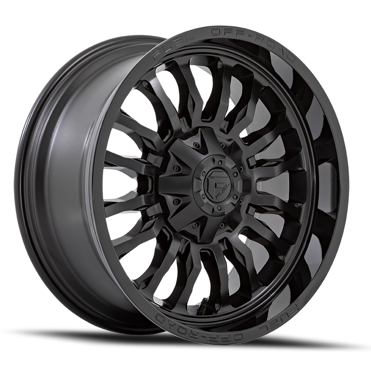 Aluminum Wheels 20X10 Arc D796 8 On 165.1 Matte Black W/ Gloss Black Lip 125.1 Bore -18 Offset Fuel Off Road Wheels