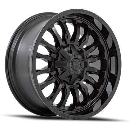 Aluminum Wheels 20X9 Arc D796 5 On 114.3/5 On 127 Matte Black W/ Gloss Black Lip 78.1 Bore 1 Offset Fuel Off Road Wheels