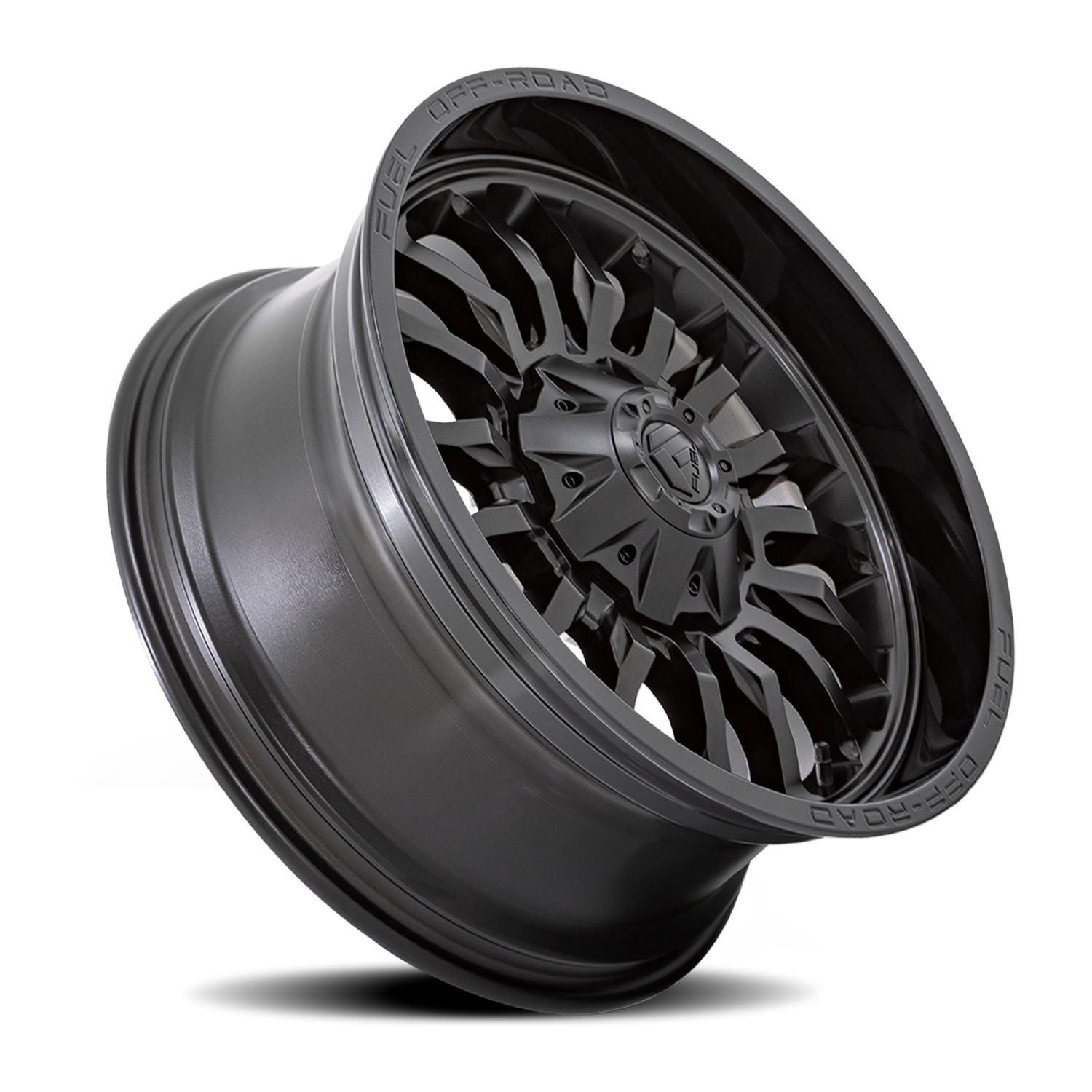 Aluminum Wheels 20X9 Arc D796 5 On 139.7/5 On 150 Matte Black W/ Gloss Black Lip 110.1 Bore 1 Offset Fuel Off Road Wheels