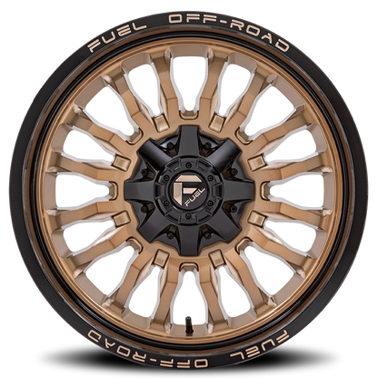Aluminum Wheels 20X10 Arc D797 8 On 170 Platinum Bronze/Black Lip 125.1 Bore -18 Offset Fuel Off Road Wheels