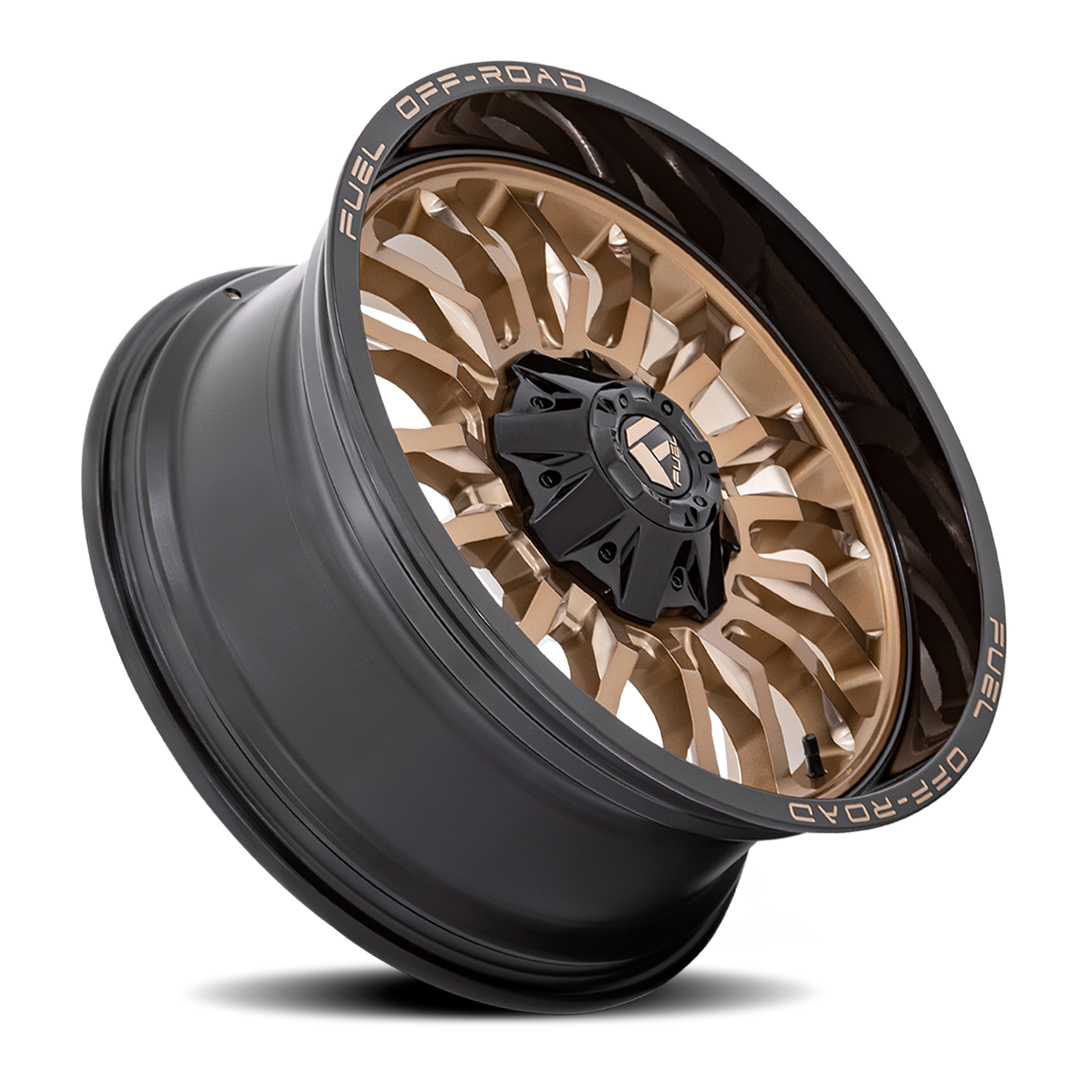 Aluminum Wheels 20X10 Arc D797 8 On 180 Platinum Bronze/Black Lip 124.2 Bore -18 Offset Fuel Off Road Wheels