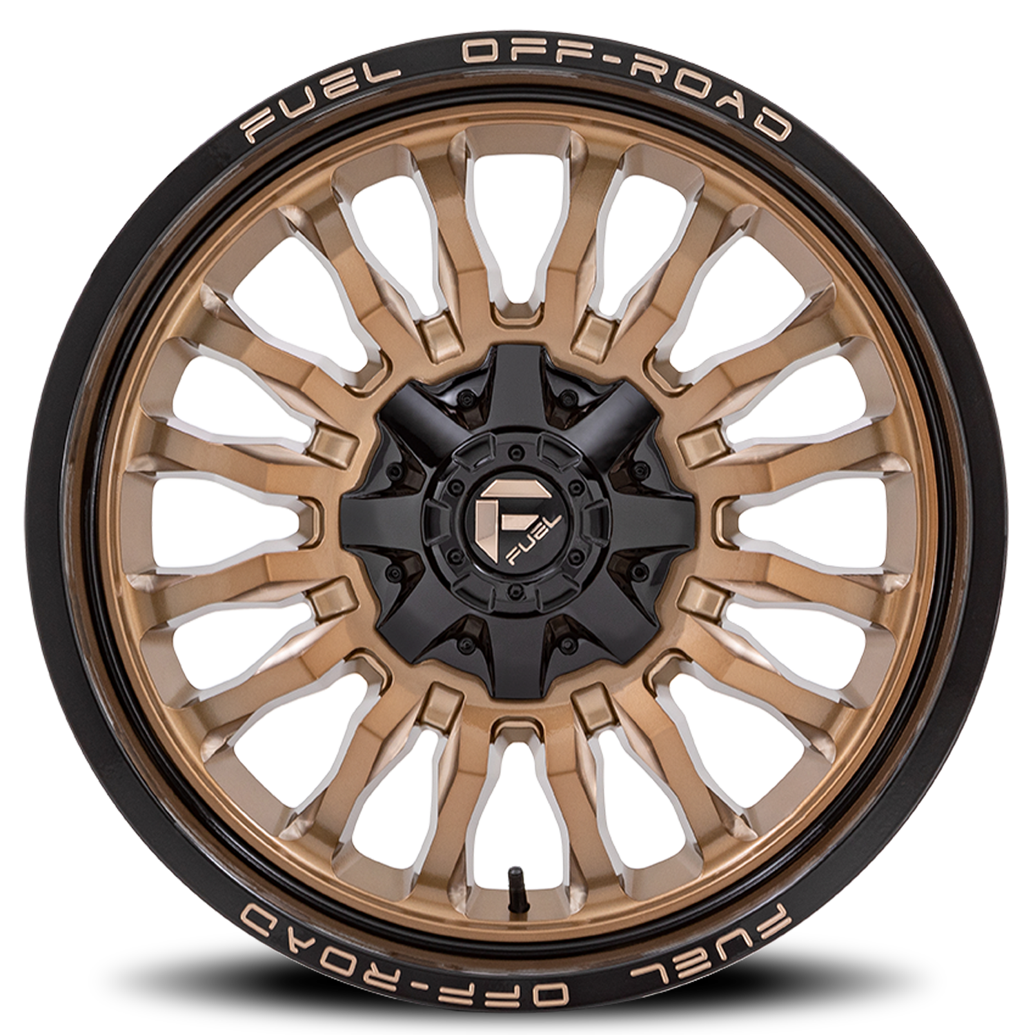 Aluminum Wheels 20X9 Arc D797 6 On 139.7 Platinum Bronze/Black Lip 106.1 Bore 1 Offset Fuel Off Road Wheels