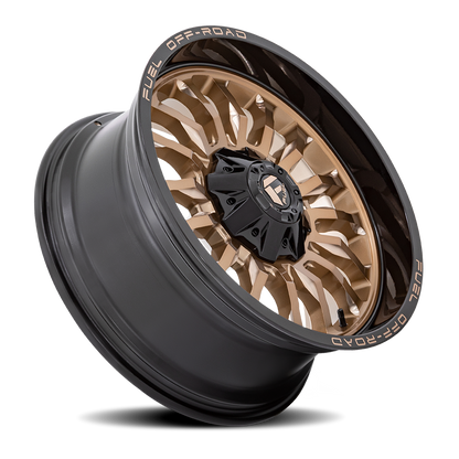 Aluminum Wheels 22X10 Arc D797 8 On 170 Platinum Bronze/Black Lip 125.1 Bore -18 Offset Fuel Off Road Wheels