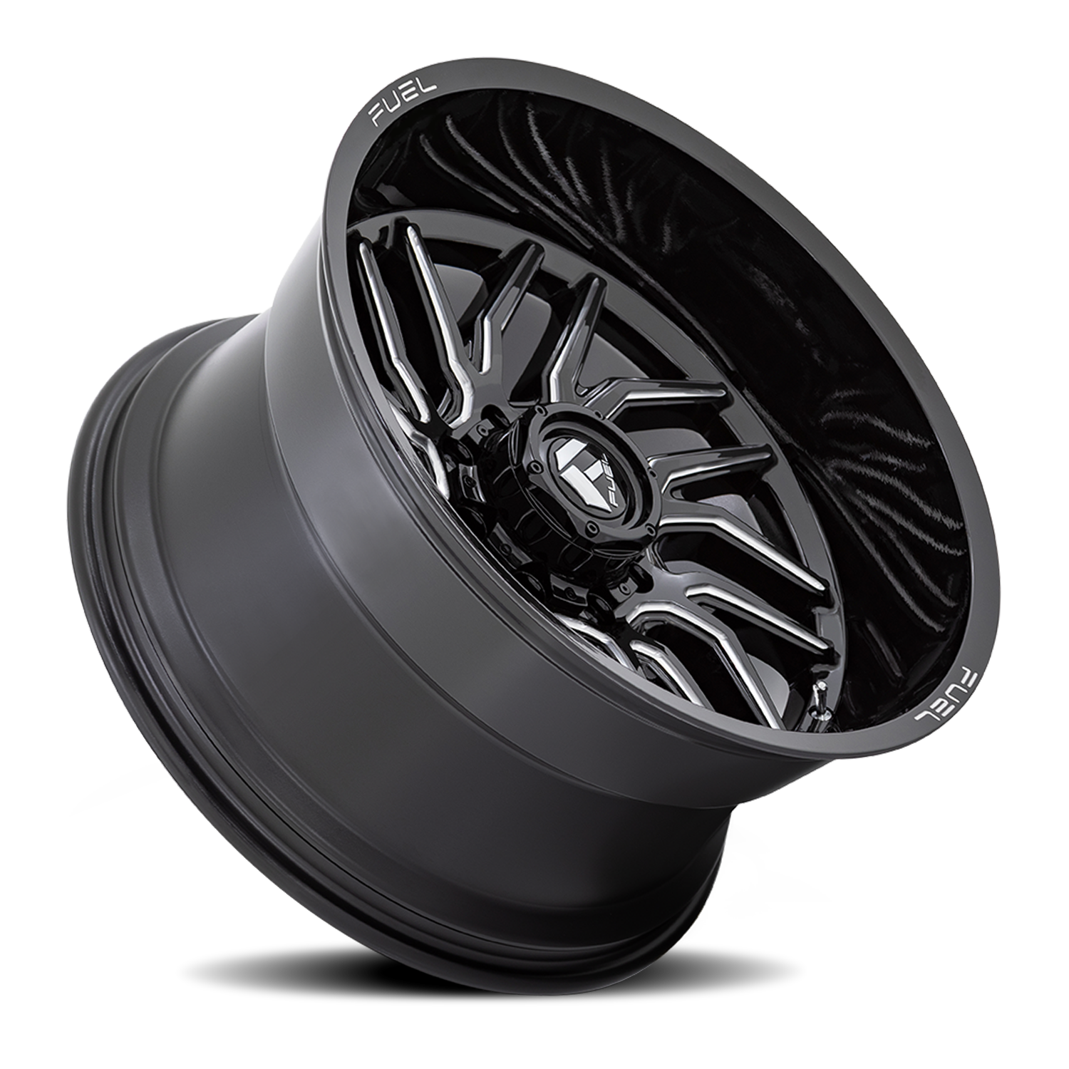 Aluminum Wheels 20X9 Hurricane D807 5 On 127 Gloss Black Milled 71.5 Bore 1 Offset Fuel Off Road Wheels