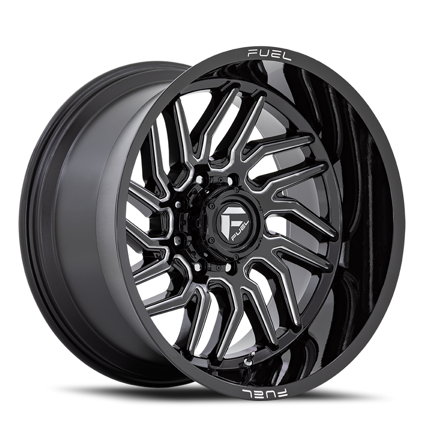 Aluminum Wheels 20X9 Hurricane D807 5 On 127 Gloss Black Milled 71.5 Bore 20 Offset Fuel Off Road Wheels