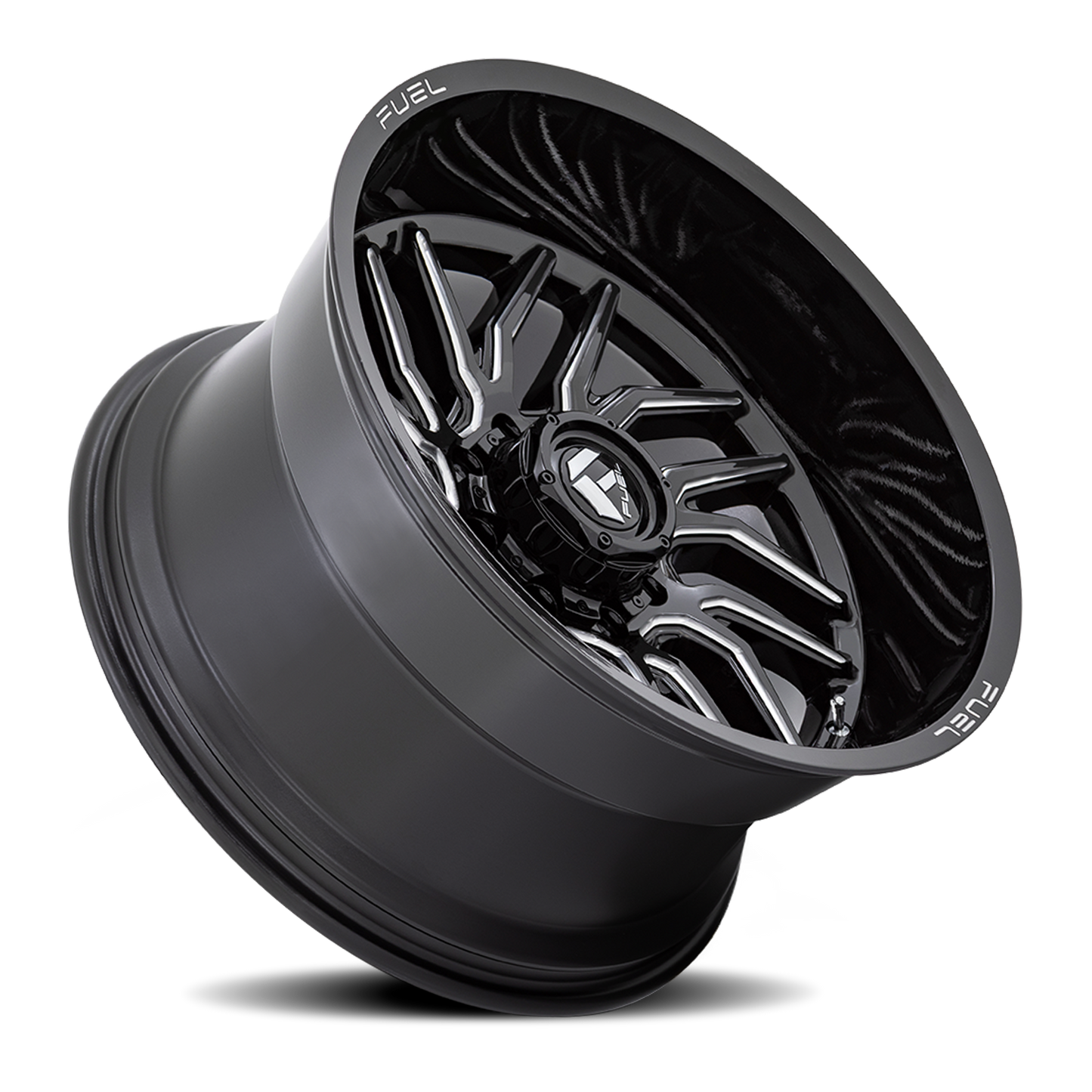 Aluminum Wheels 20X9 Hurricane D807 6 On 135 Gloss Black Milled 87.1 Bore 1 Offset Fuel Off Road Wheels