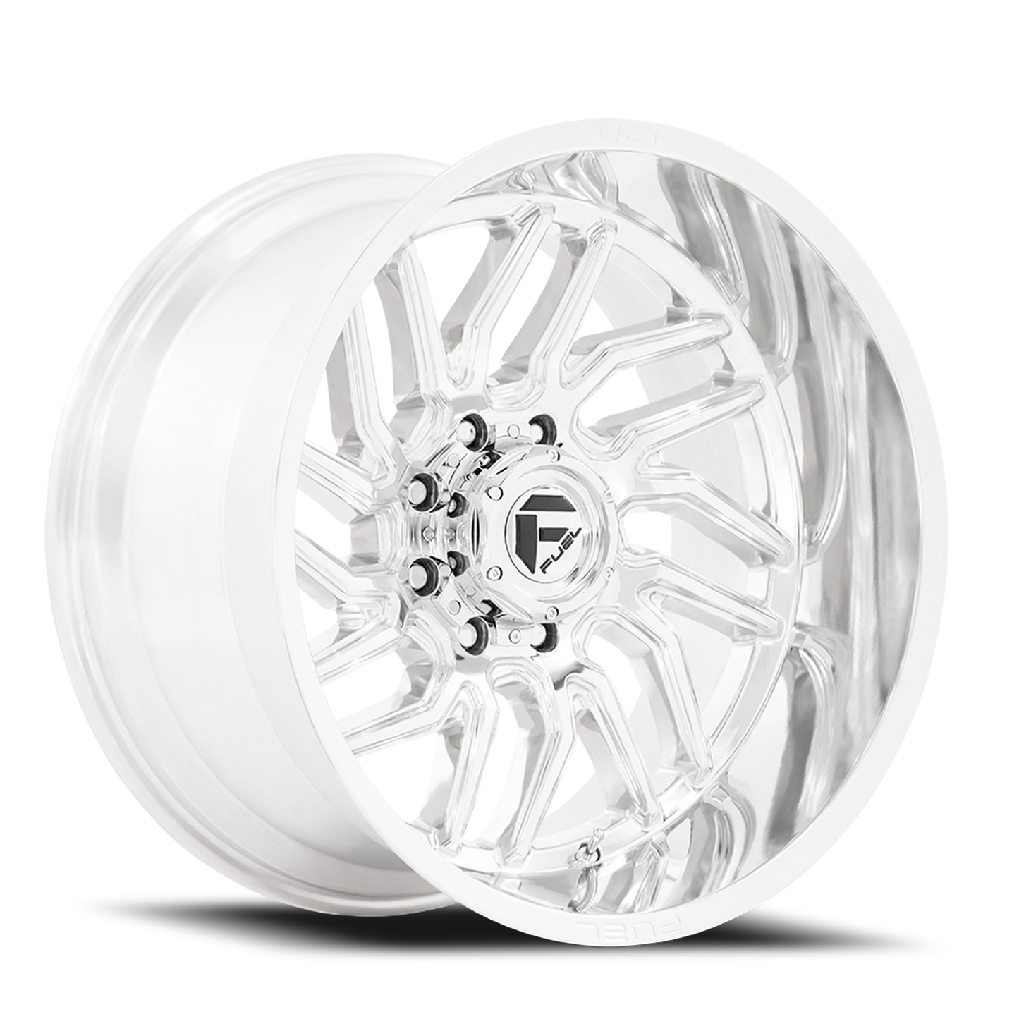 Aluminum Wheels 20X9 Hurricane D809 6 On 135 Polished Milled 87.1 Bore 1 Offset Fuel Off Road Wheels