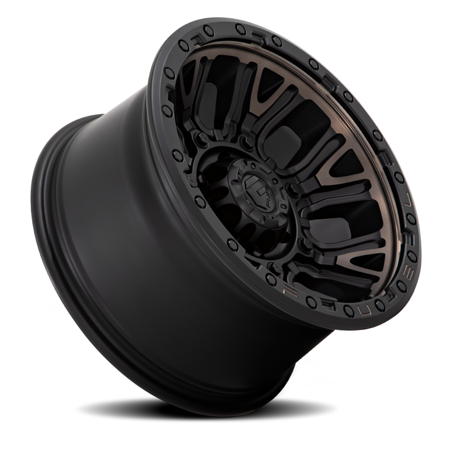 Aluminum Wheels 20X10 Traction D824 6 On 135 Matte Black Double Dark Tint 87.1 Bore -18 Offset Fuel Off Road Wheels