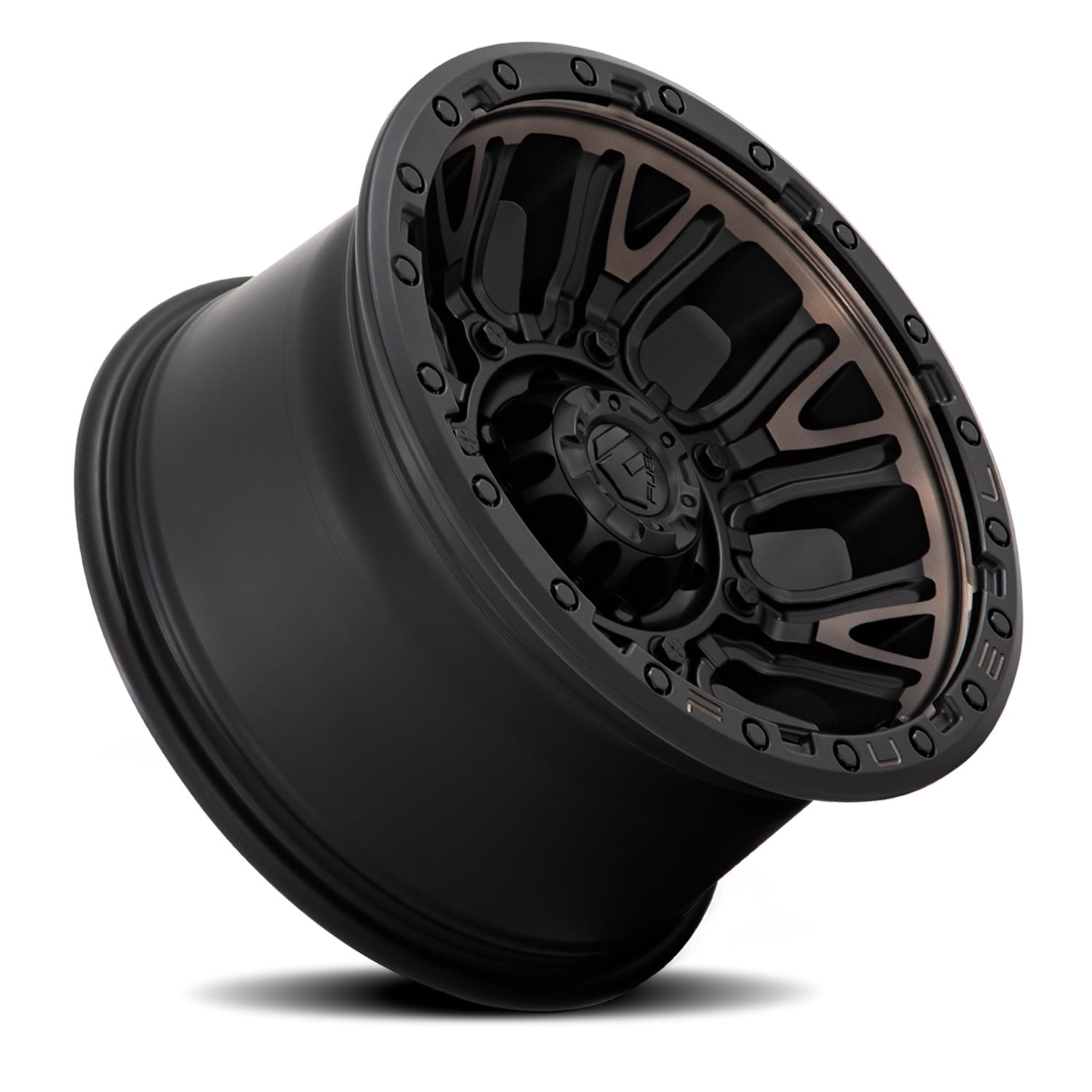 Aluminum Wheels 20X9 Traction D824 8 On 180 Matte Black Double Dark Tint 124.2 Bore 1 Offset Fuel Off Road Wheels