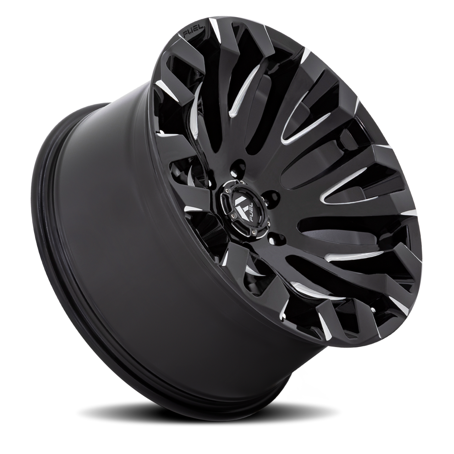 Aluminum Wheels 18X9 Quake D828 5 On 150 Gloss Black Milled 110.1 Bore 1 Offset Fuel Off Road Wheels