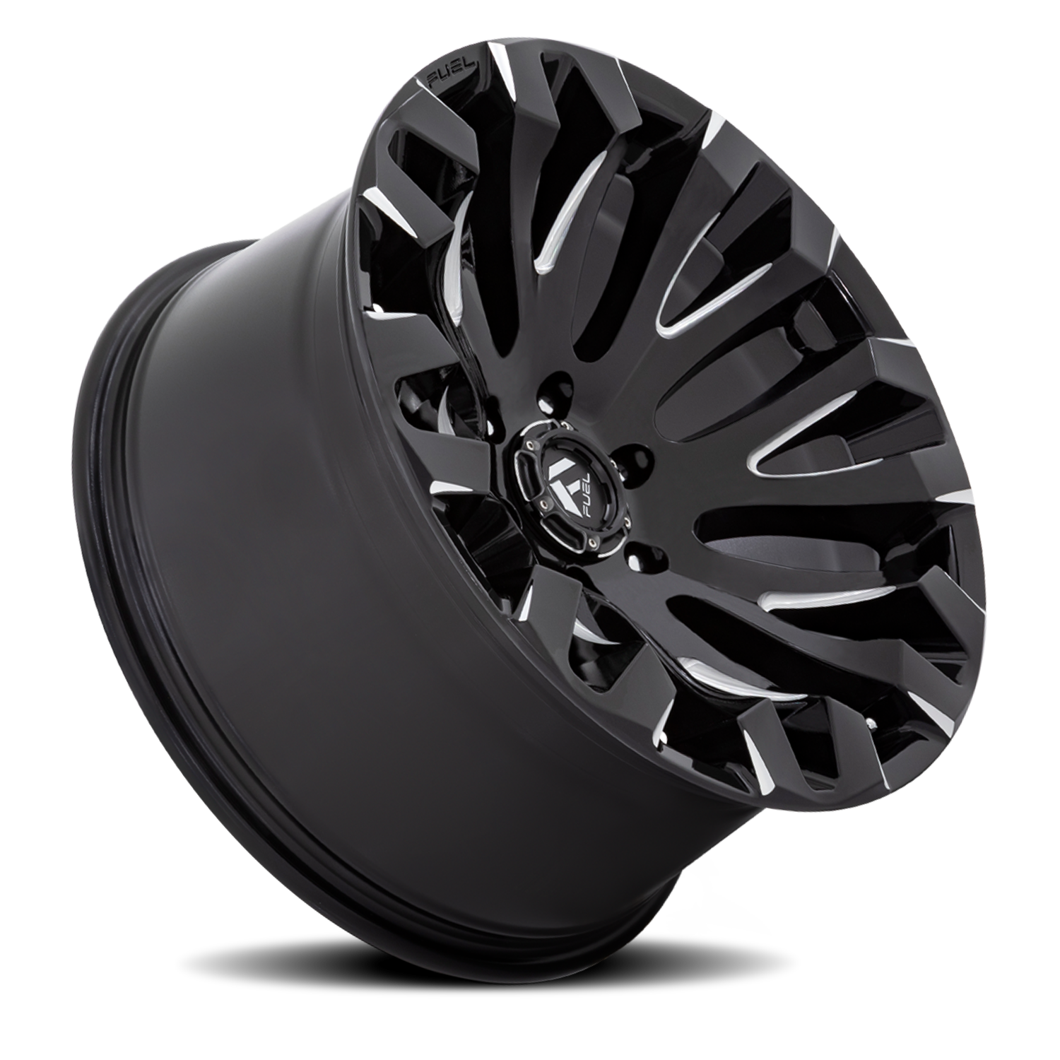 Aluminum Wheels 20X10 Quake D828 8 On 170 Gloss Black Milled 125.1 Bore -18 Offset Fuel Off Road Wheels