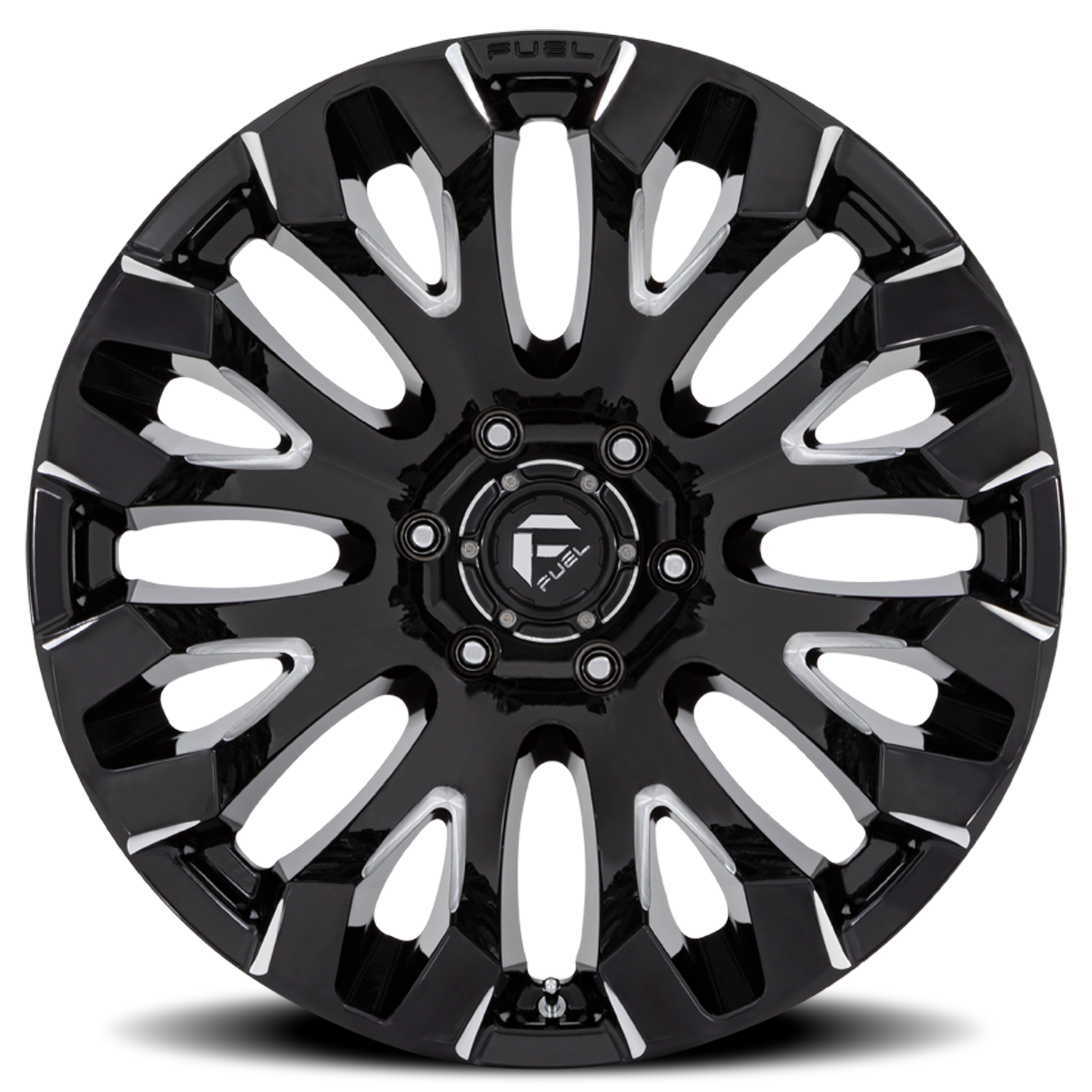 Aluminum Wheels 20X10 Quake D828 5 On 139.7 Gloss Black Milled 78.1 Bore -18 Offset Fuel Off Road Wheels
