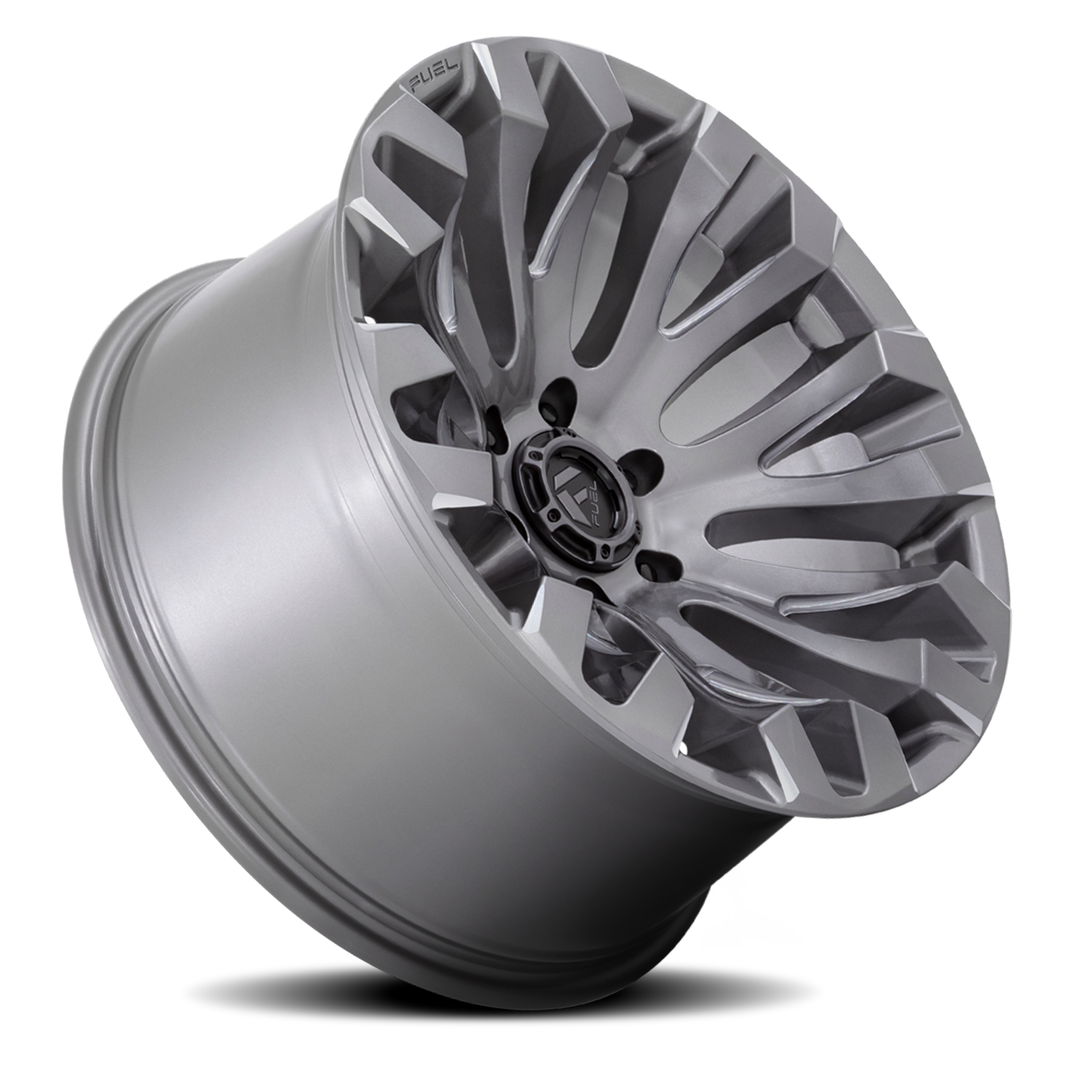 Aluminum Wheels 20X10 Quake D830 8 On 165.1 Platinum Gray 125.1 Bore -18 Offset Fuel Off Road Wheels