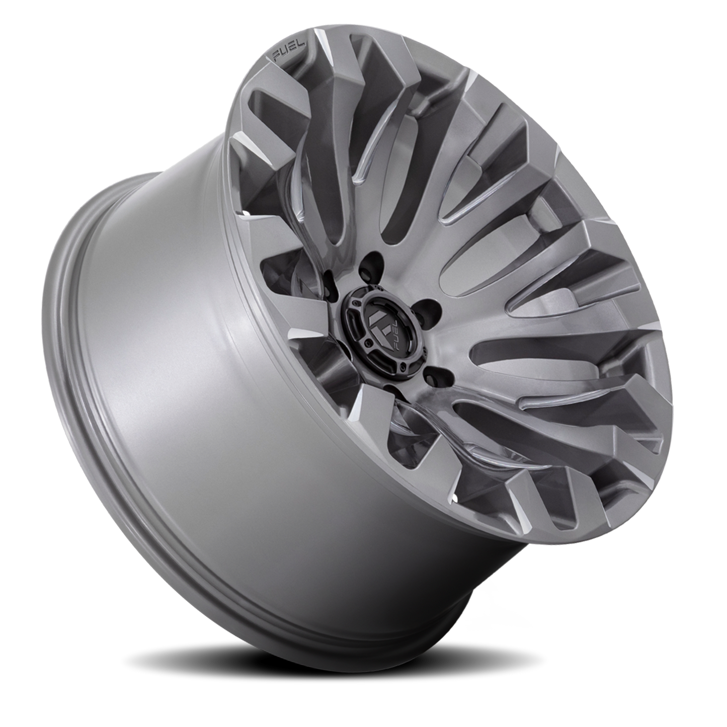 Aluminum Wheels 20X9 Quake D830 5 On 127 Platinum Gray 71.5 Bore 1 Offset Fuel Off Road Wheels