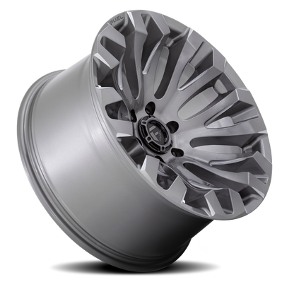 Aluminum Wheels 20X9 Quake D830 8 On 165.1 Platinum Gray 125.1 Bore 1 Offset Fuel Off Road Wheels